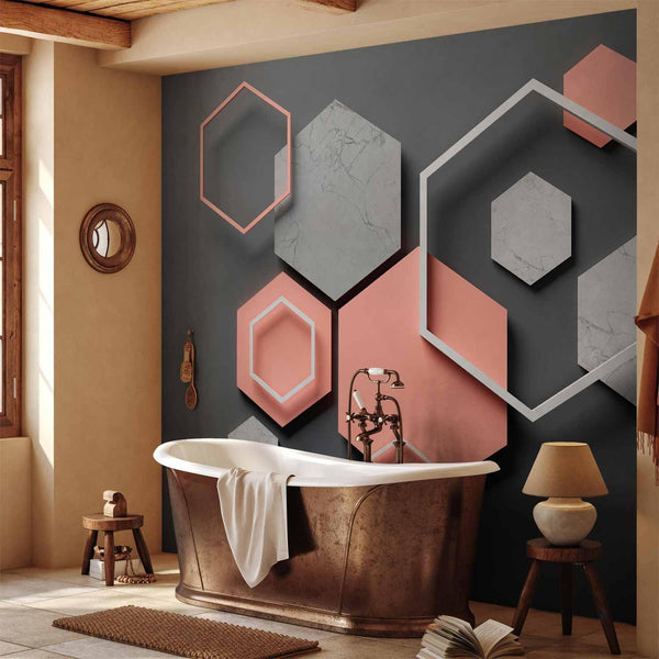 Carta da parati - Hexagon Plan