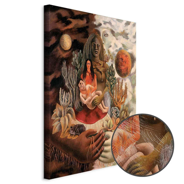 Quadro - Frida Kahlo – The Love Embrace of the Universe, the Earth (Mexico), Myself, Diego, and Señor Xolotl