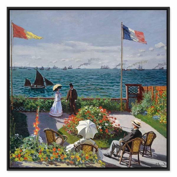 Quadro - Claude Monet – Terrace at Sainte-Adresse