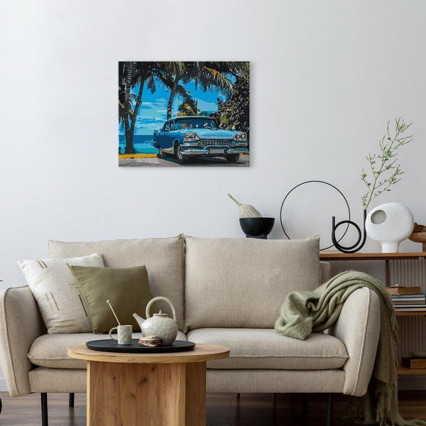 Quadro fai da te - Car under Palm Trees