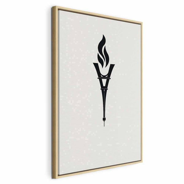 Quadro - Torch Shaped Like an Inverted Eiffel Tower