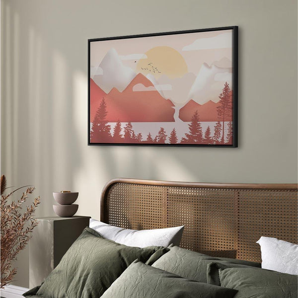 Quadro - Landscape at Sunset (1 Part) Wide