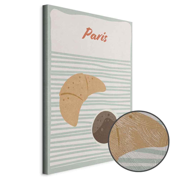 Quadro - Parisian Breakfast (1 Part) Vertical