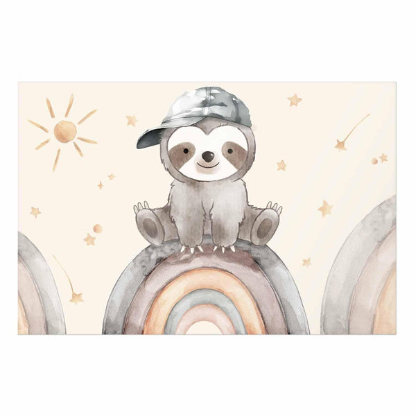 Poster - Little Animal Among Stars and Rainbows