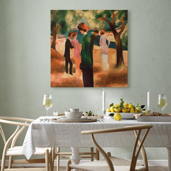 Quadro - August Macke – Lady in Green Jacket