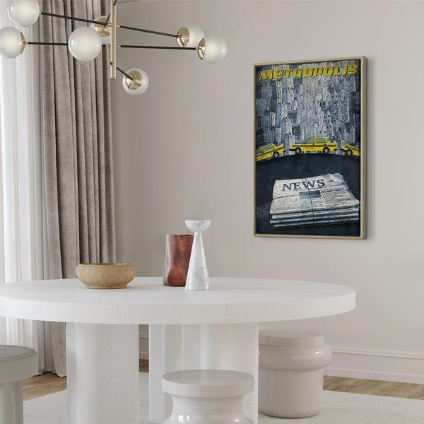 Quadro - Metropolis (1 Part) Vertical