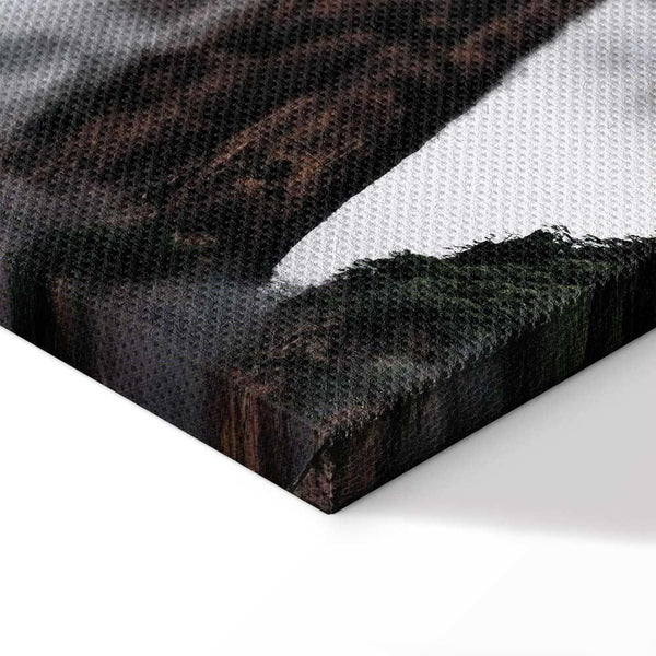 Quadro - High Mountains in Mist (1-part) - Landscape of Clouds Amid Rocks