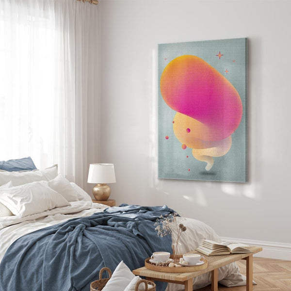 Quadro - Pink Streak (1 Part) Vertical
