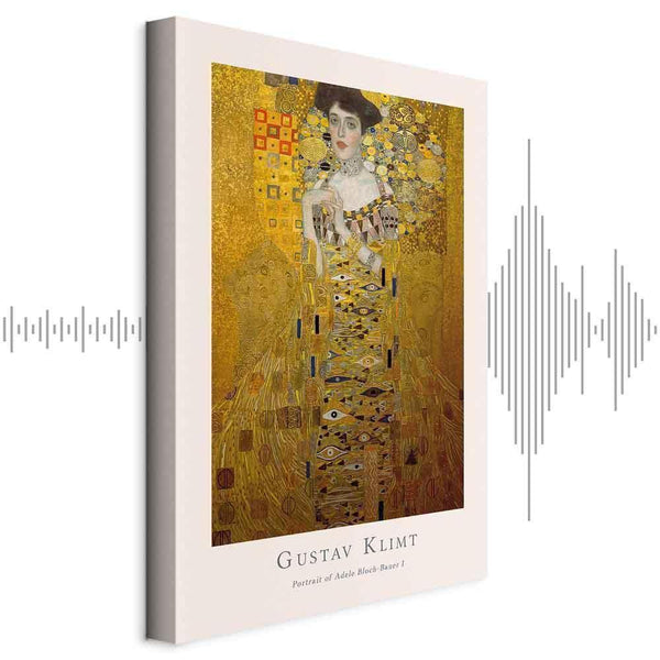 Quadro - Gustav Klimt - Portrait of Adele Bloch (1 Part) Vertical