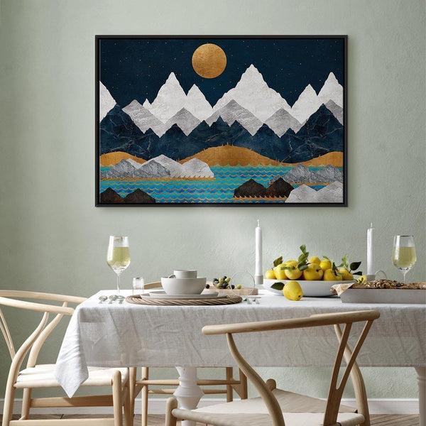 Quadro - Night in the Mountains (1 Part) Wide
