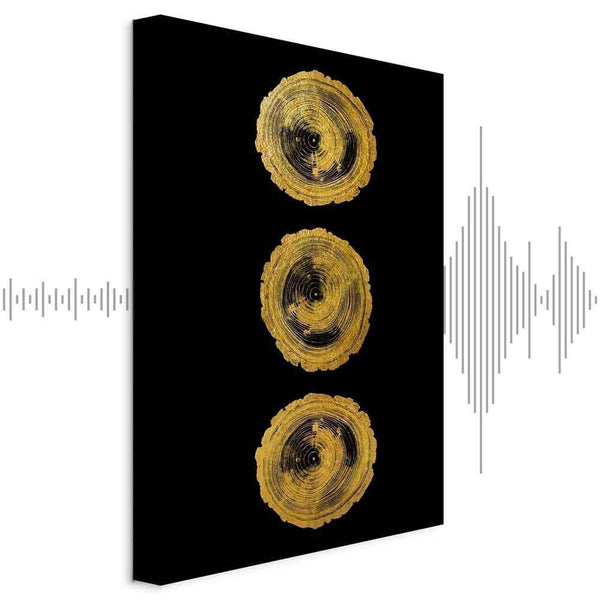 Quadro - Golden Knots (1 Part) Vertical
