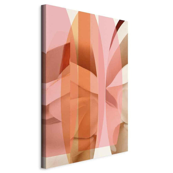 Quadro - Floral Kaleidoscope (1 Part) Vertical