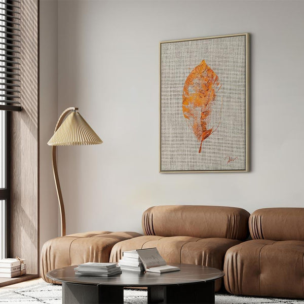 Quadro - Golden Flora (1 Part) Vertical