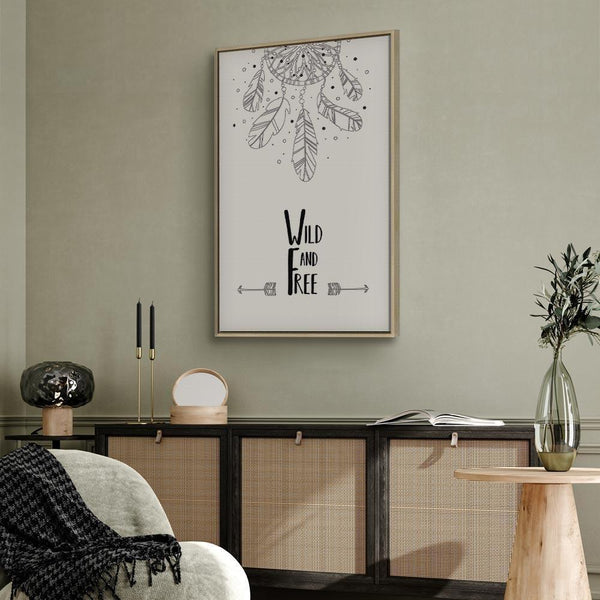 Quadro - Wild and Free (1 Part) Vertical