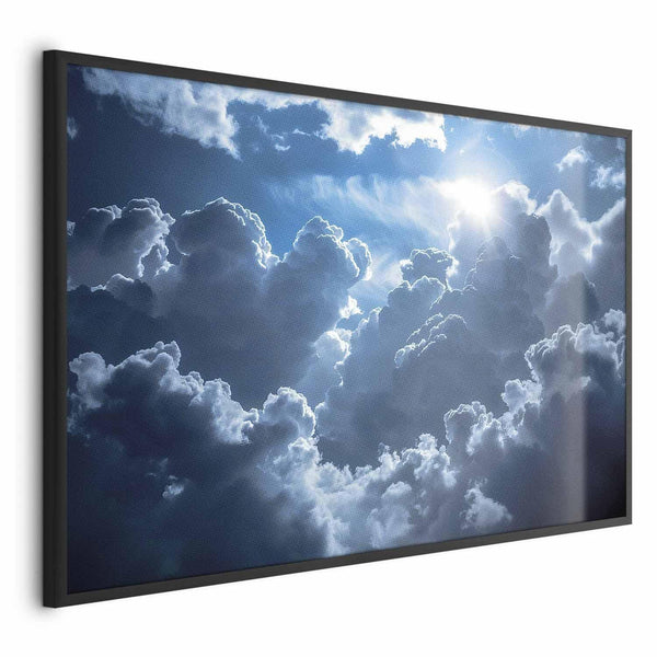 Poster - Lively Scene: The Sun Battling the Clouds