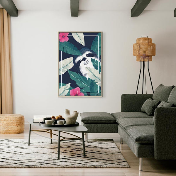 Quadro - Sloth in the Tropics (1 Part) Vertical