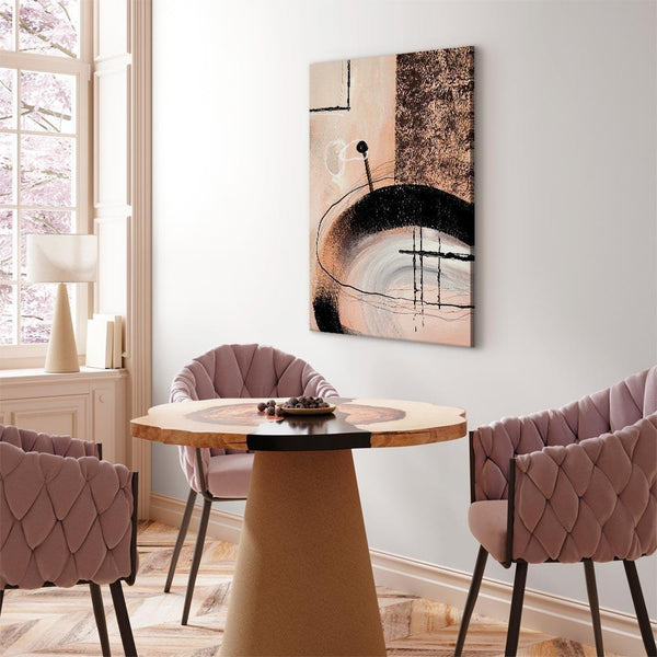 Quadro - Art of Shapes (1-part) - Hand-Painted Abstract Artwork