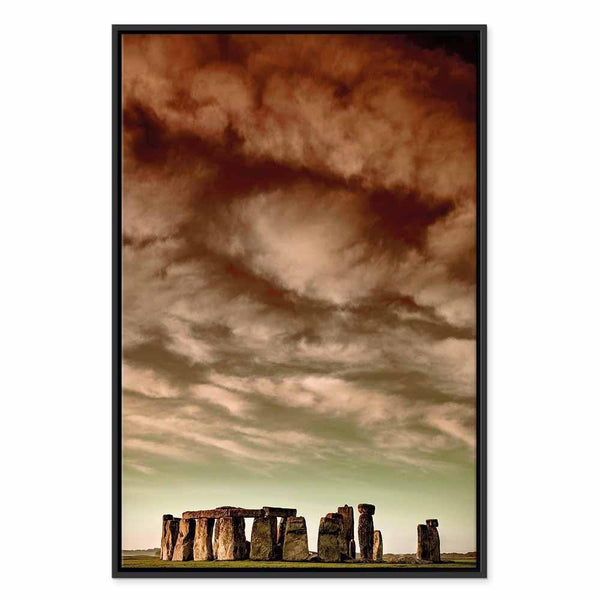 Quadro - Clouds Over Stonehenge (1 Part) Vertical