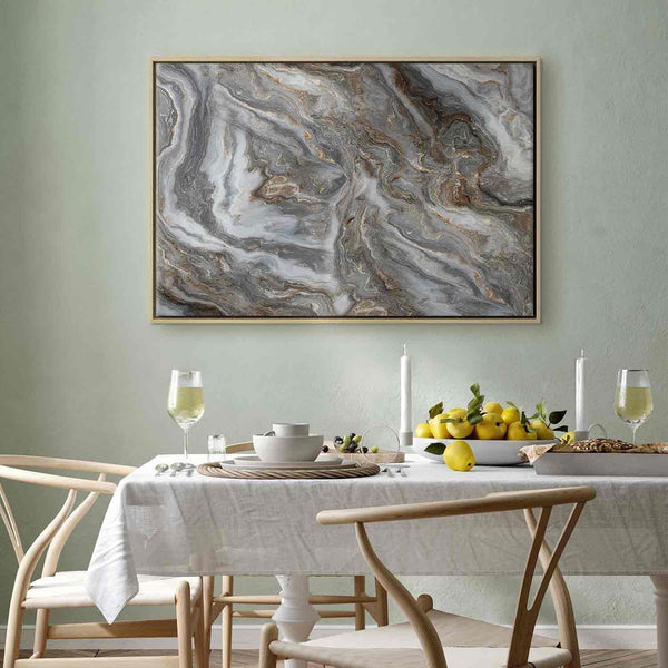 Quadro - Stone abstractions – marble structures in neutral shades