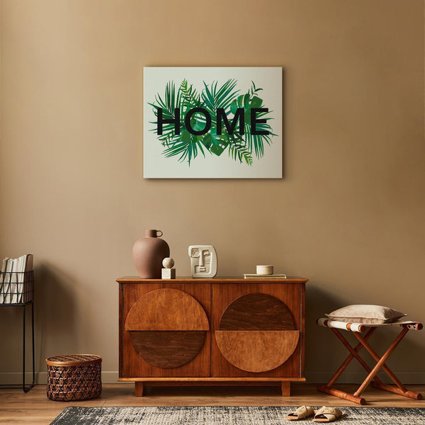 Quadro fai da te - Home on the Leaves