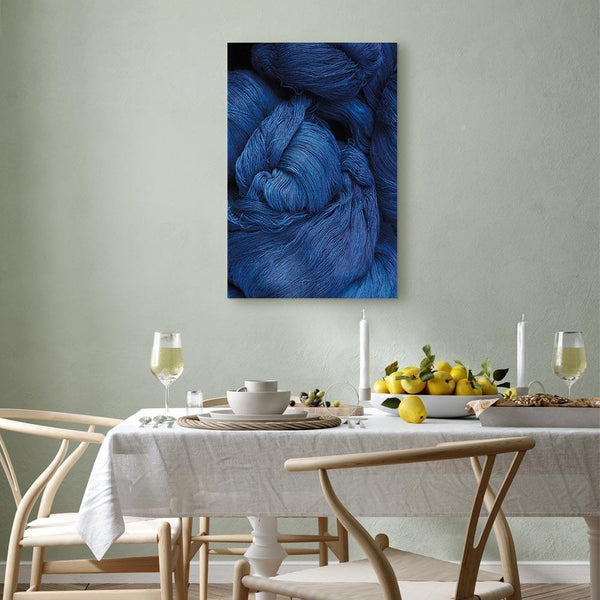 Quadro - Blue Worsted (1 Part) Vertical