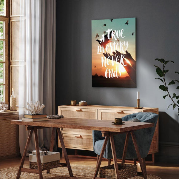 Quadro - A True Love Story Never Ends (1 Part) Vertical