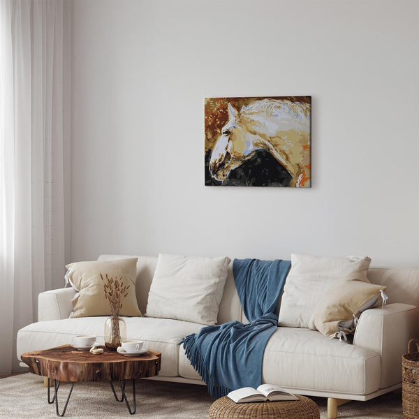 Quadro fai da te - White Horse