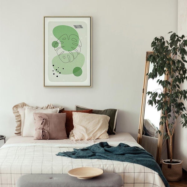 Quadro - Green Aesthetics of Monstera (1 Part) Vertical