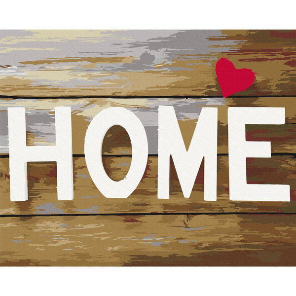 Quadro fai da te - Home with Heart