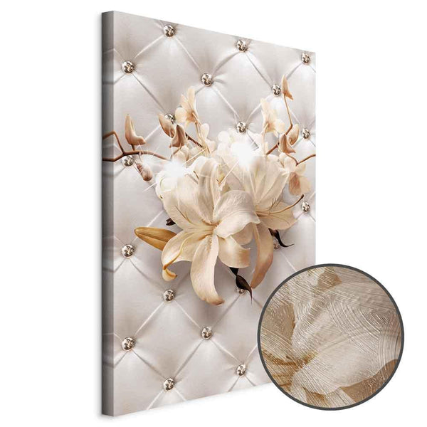 Quadro - Diamond Lilies (1 Part) Vertical