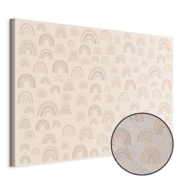 Quadro - August Sky - Various Sizes of Rainbows in Calm Colors