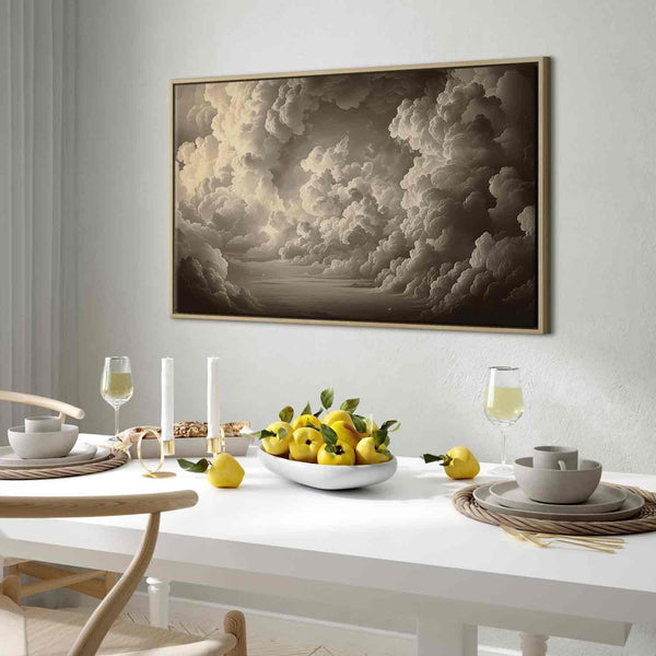 Quadro - Whisper of Illuminated Clouds: Soft Play of Light in the Theater of the Heavens