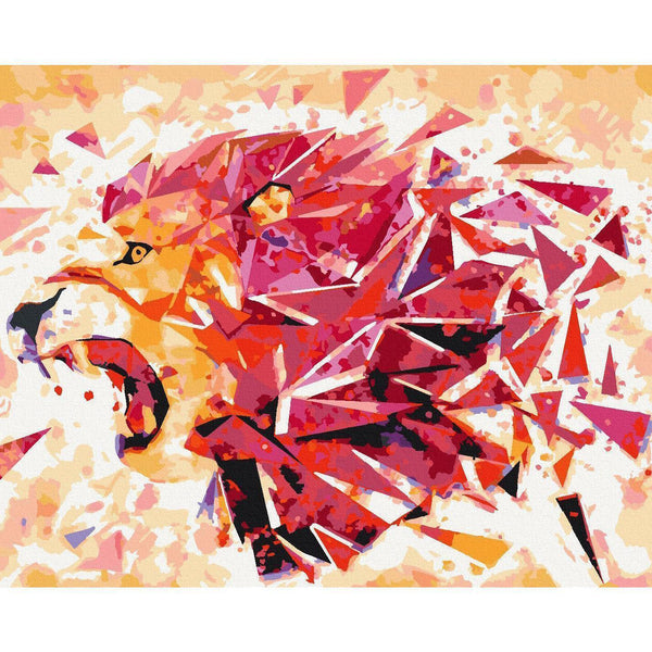 Quadro fai da te - Abstract Lion