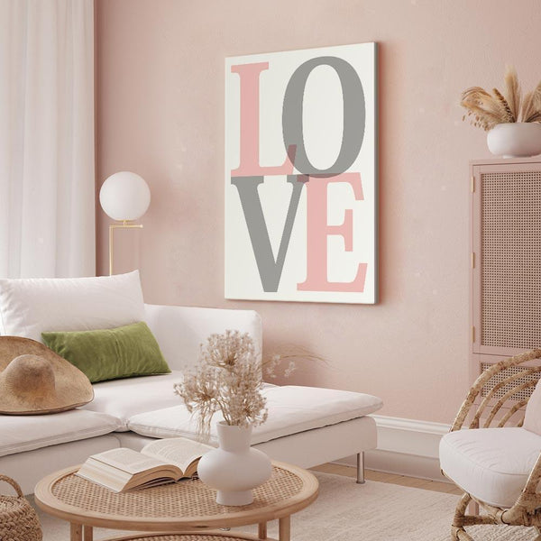 Quadro - Grey Love (1 Part) Vertical