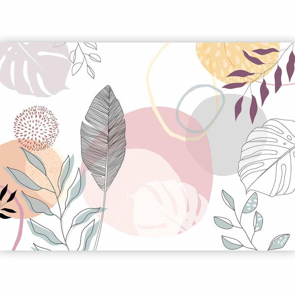 Carta da parati - Vegetable Line Art