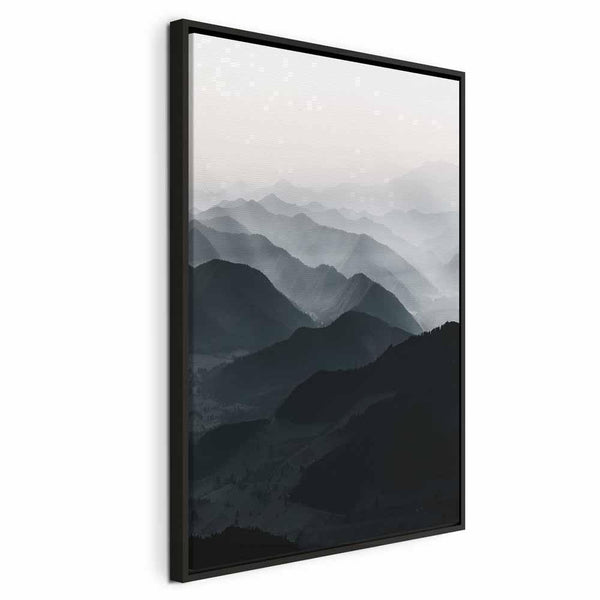 Quadro - Parallel Ridges (1 Part) Vertical