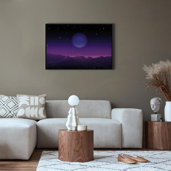 Quadro - Futuristic landscape 2 (1 Part) Wide