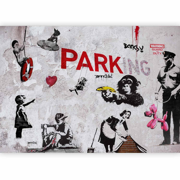 Carta da parati - [Banksy] Graffiti Diveristy