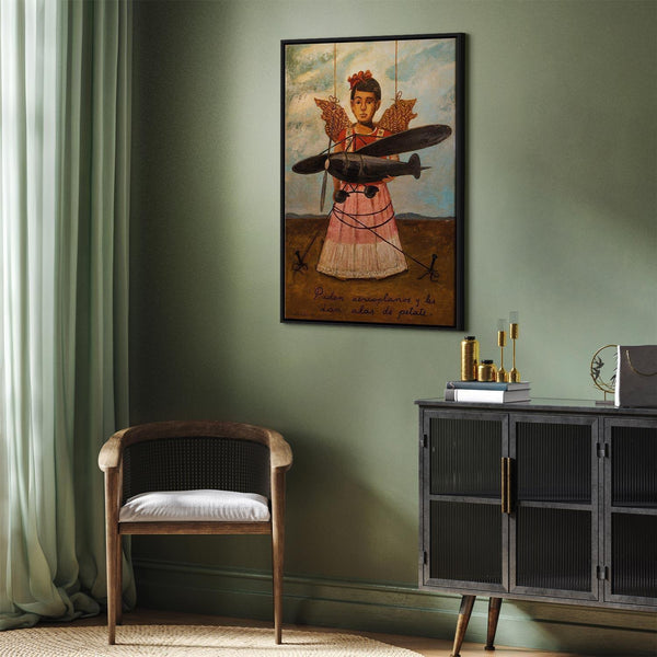 Quadro - Frida Kahlo – They Asked for Planes and Got Straw Wings