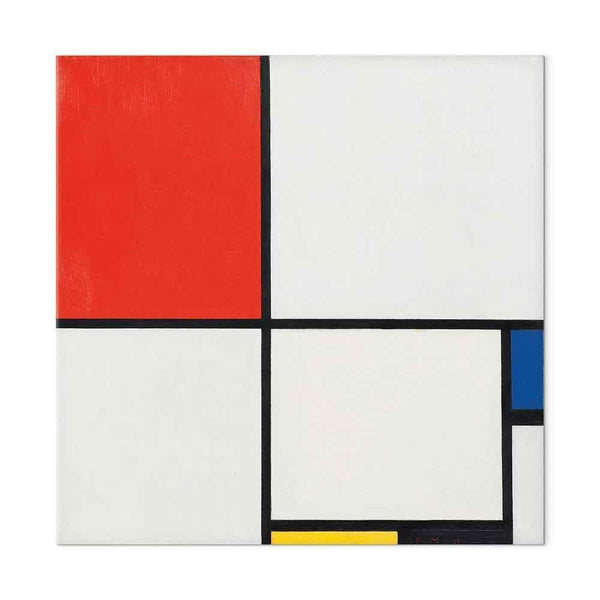 Quadro - Piet Mondrian – Composition No III, with red, blue, yellow and black