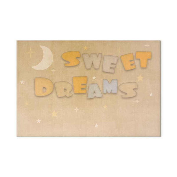 Quadro - Sweet Dreams - Pastel Inscription Surrounded by the Moon and Stars