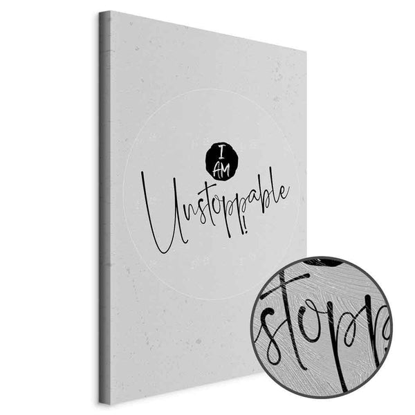Quadro - I Am Unstoppable (1 Part) Vertical