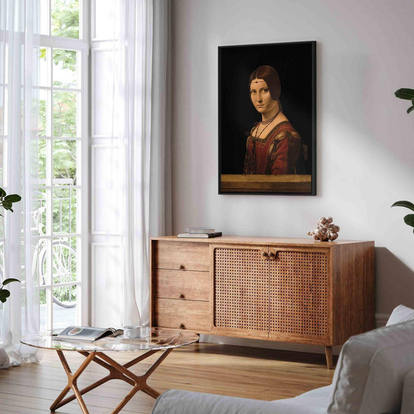 Quadro - Leonardo da Vinci – Beautiful Ferronière