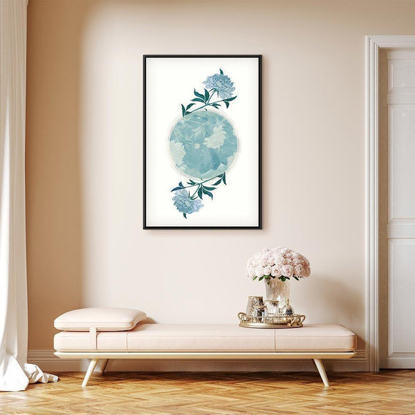 Quadro - Floral Planet (1 Part) Vertical