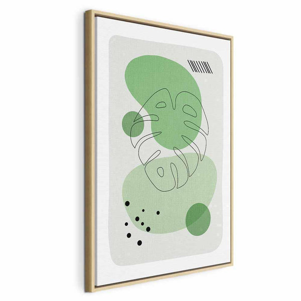 Quadro - Green Aesthetics of Monstera (1 Part) Vertical
