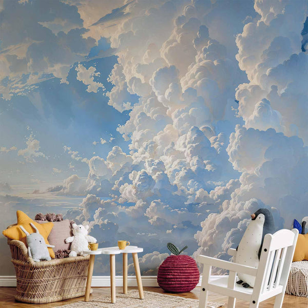 Carta da parati - The Sun Revealing the Secrets of the Clouds: Spectacular Images in the Sky