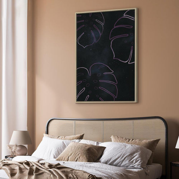 Quadro - Galactic Monstera (1 Part) Vertical