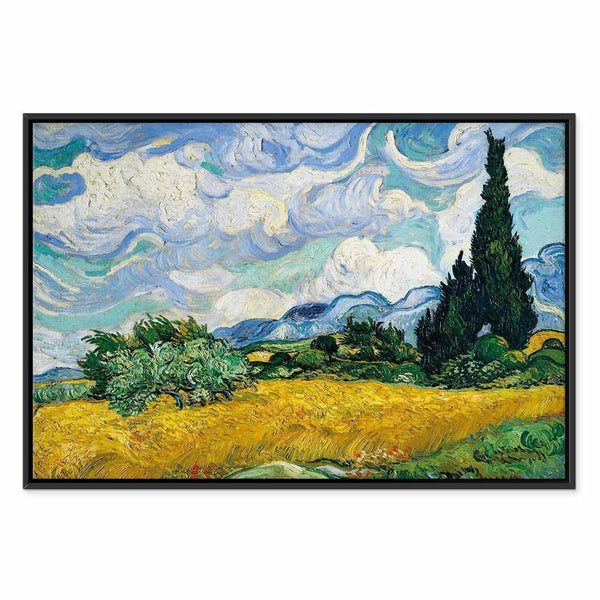 Quadro - Vincent Van Gogh – Wheat Field with Cypresses