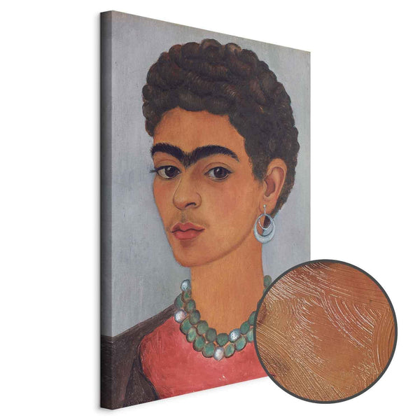 Quadro - Frida Kahlo – Self-Portrait with Curly Hair