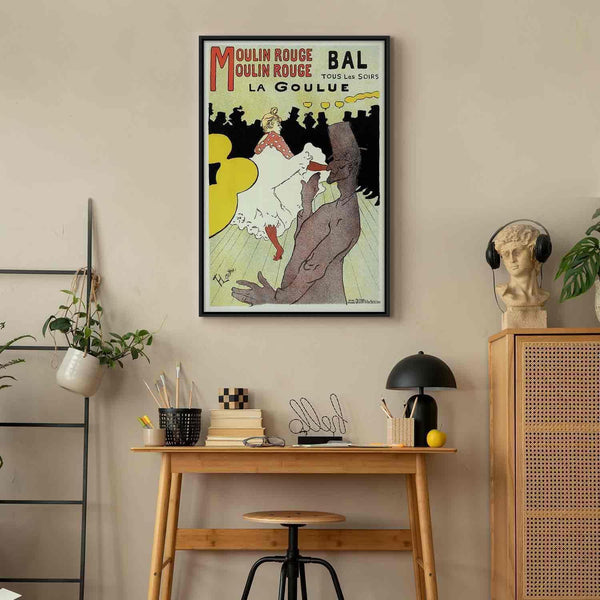 Quadro - Henri de Toulouse-Lautrec – Moulin Rouge – La Goulue